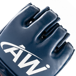 Gants de MMA en cuir AW, demi-doigts, fermeture Velcro, unisexe, équipement d'entraînement d'arts martiaux - Product Image 4