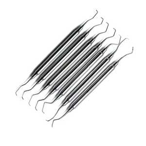 Instrumentos Quirúrgicos Dentales Profesionales, Curetas Gracey, Juego de Raspadores Sickle, 7 Instrumentos - Product Image 5