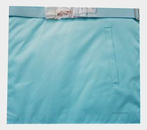 Tablier de Maître Maçon de la Franc-Maçonnerie, brodé, en tissu de coton et cuir avec ruban, pour l'usage des Maçons - Product Image 4