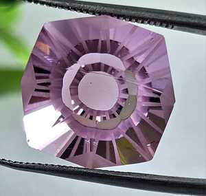 Topaze rose taille coussin, pierre précieuse naturelle scintillante certifiée IGI, 250 grammes, pour la fabrication de bijoux (bague, pendentif, collier) - Product Image 4