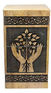 Handmade Wooden Urn <b>Box</b> <b>For</b> Adult <b>Ashes</b> Funeral human Urns Burial Urns With High Quality - Product Image 5