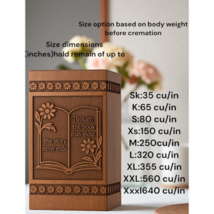 Luxury Wooden Urn Box with Polished Surface Premium Hardwood Cremation Urn for Ashes by AYAANS - Product Image 6
