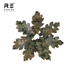 M19 NFP-green Belanda kamuflase layar sutra dicetak helm cepat taktis penutup penulis Airsoft dapat disesuaikan perjalanan memancing - Product Image 5