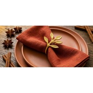 Stylish Metal Napkin <b>Rings</b> for Dining Table Modern Napkin Holder for Wedding Decor Party Table and Home Dining Accessories - Product Image 5