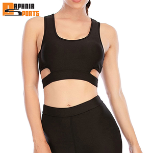 Última Colección de Conjuntos de Yoga para Mujer de Alta Calidad, Color Liso Teñido, Spandex/Nylon Transpirable, Ecológico, Elástico en Cuatro Direcciones - Product Image 4