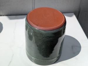Porte-ustensiles en porcelaine de qualité supérieure, glaçure mouchetée, large ouverture, paroi épaisse, résistant aux chocs, organisateur de rangement pour comptoir de cuisine - Product Image 5