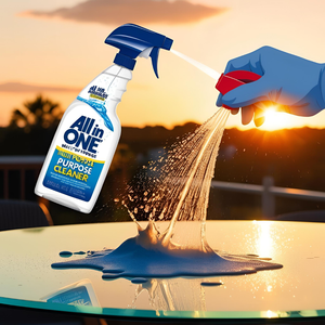 เครื่องทำความสะอาดอเนกประสงค์แบบออลอินวันกลิ่นกุหลาบสดแข็งแรงทนทานสำหรับพื้นห้องครัวห้องน้ำใช้ในสำนักงาน - Product Image 4