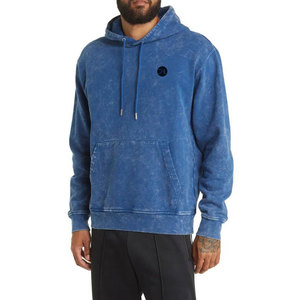 Sweats à capuche élégants effet délavé pour hommes, tissu doux, coupe confortable, coton mélangé, streetwear, sweats à capuche pour tous les jours - Product Image 2