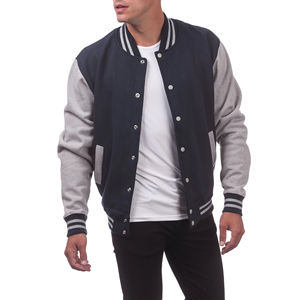 Blouson universitaire personnalisé pour homme en molleton 100 % coton, col montant, style urbain, avec appliques pour le basketball - Product Image 4
