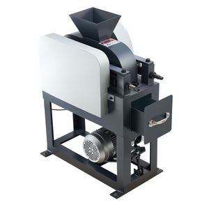 220V trituratore industriale a doppio rullo 1.5KW smerigliatrice elettrica per pietre 860 kg/h velocità di frantumazione 1740RPM 2.56x0.59 frantoio - Product Image 1