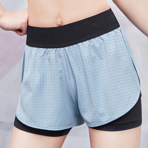 Shorts Deportivos para Mujer, Cintura Alta, Sin Costuras, Efecto Levanta Glúteos, Transpirables, Secado Rápido, Absorben el Sudor, Ligeros, Tallas Grandes, OEM - Product Image 5