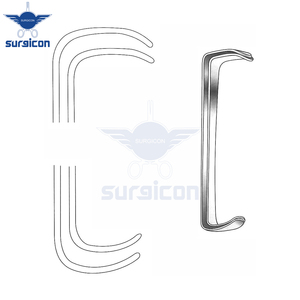 Retractor Farabeuf de 12 cm / 4-3/4 Pulgadas, Juego de 2 Retractores Quirúrgicos de Acero Inoxidable Premium para Retracción de Tejidos y Exposición de Heridas - Product Image 3