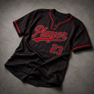 Maillot de baseball imprimé haut de gamme, uniforme personnalisé pour équipes sportives, vêtements de sport à boutons, anti-humidité, séchage rapide, vêtements athlétiques OEM ODM - Product Image 4