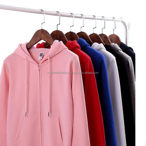 Sweat-shirt à capuche unisexe zippé en polaire doux de haute qualité, personnalisable avec logo OEM, coupe ample - Product Image 1