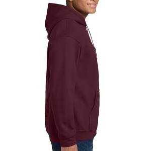 Sudadera con Capucha para Hombre, Color Verde Oliva, Corte Regular, Felpa de Algodón, Estilo Casual, Color Sólido, para Otoño - Product Image 4