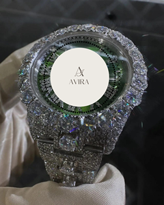 Montre mécanique de luxe en alliage de qualité export, sertie de diamants, pour homme, décontractée, pour la nuit, édition limitée - Product Image 5