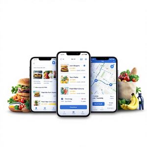 Plataforma de Aplicación de Alto Rendimiento para Entrega de Comida a Domicilio en Múltiples Restaurantes, con Seguimiento de Pedidos en Tiempo Real, Carrito Inteligente y Pago Seguro - Product Image 1
