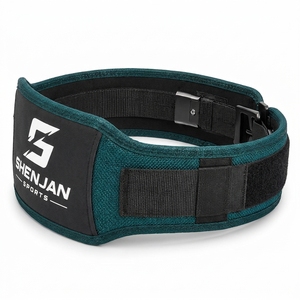 Ceinture de musculation en cuir robuste, respirante et durable, avec soutien lombaire enveloppant, ajustable, pour le sport et le fitness - Product Image 5