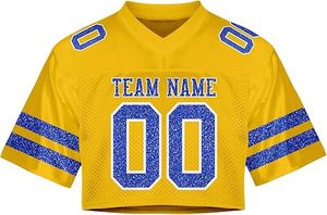 เสื้อครอปสั้นสไตล์วินเทจสำหรับผู้หญิง ผ้าโพลีเอสเตอร์ 100% พิมพ์ลายแบบซับลิเมชั่น ระบายอากาศได้ดี มีไซส์พลัส  รับสั่งทำแบรนด์ได้ - Product Image 5