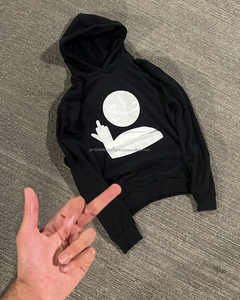 Sweat à capuche pour homme 100% coton 500 Gsm avec logo imprimé personnalisé et épaules tombantes pour l'hiver - Product Image 5