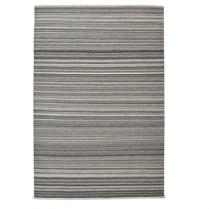 Tapis en laine tufté à la main DECORDEC beige gris géométrique, fait main, écologique, antidérapant, à poils moyens épais, pour salon - Product Image 1