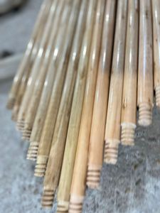 Benang Amerika pegangan sapu kayu alami 120cm lurus dan tahan lama untuk sapu & Pengki - Product Image 6