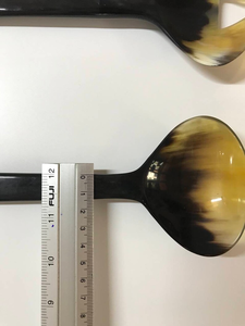 Cuchara para Servir y Clip para Olla de Cuerno Natural de Búfalo para Uso en el Hogar y la Cocina, Decoración de Mesa - Product Image 6