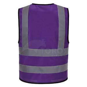 Gilet de sécurité réfléchissant fabriqué au Pakistan, logo personnalisé, nouveau design, vêtements de travail respirants, gilet de sécurité réfléchissant - Product Image 4