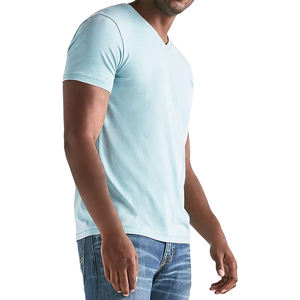 Camiseta Deportiva Ajustada para Hombre, Camiseta de Manga Corta de Poliéster 2025, Transpirable, Cuello en V, Ropa de Gimnasio para Hombre - Product Image 4