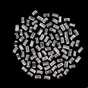 Diamants de laboratoire taille baguette HPHT CVD 3 x 1,5 mm, couleur D/E/F, clarté VVS/VS+, pour la fabrication de bijoux fins, directement du fabricant. - Product Image 6
