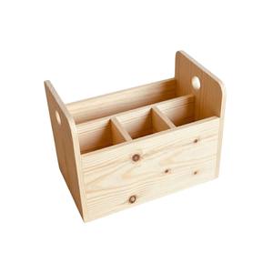 Organizador de Correo y Porta Cubiertos de Madera Multifuncional Moderno para Cucharas, Tenedores y Utensilios de Cocina - Product Image 1