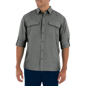 Camisas de Pesca de Manga Larga para Hombre, 100% Poliéster Reciclado de Alta Calidad, Elásticas, de Secado Rápido, Impermeables, para Clima Frío - Product Image 1