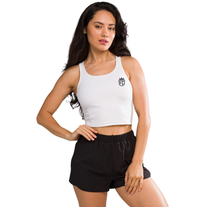 Flex Tank Camiseta sin mangas ligera y elástica para mujer Tenacity Lite, ropa deportiva para gimnasio, entrenamiento, corte moderno, color blanco - Product Image 1