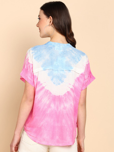 เสื้อผู้หญิง Maaesa ผ้าเรยอน ลายมัดย้อม คอลเลคชั่นดีไซเนอร์ เสื้อฤดูร้อนน้ำหนักเบา จากผู้ส่งออกอินเดีย - Product Image 3