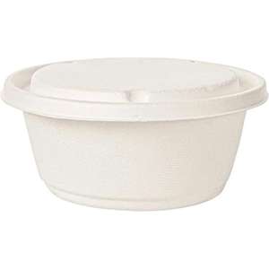 Contenedor Redondo Compostable de 750 ml con Tapa para Envasado de Alimentos Calientes y Fríos, Catering y Preparación de Comidas a Precio de Mayoreo - Product Image 3