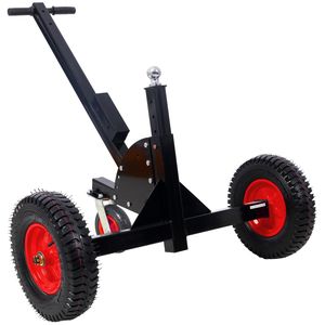 Carrello per Rimorchio Resistente da 2 Pollici, Capacità di Carico 1.500 Libbre, Altezza Regolabile 24-35.4 Pollici, Sfera di Traino da 2 Pollici per Camper e Imbarcazioni - Product Image 3
