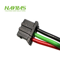 Câble d'éclairage LED à 3 broches, faisceau de câbles RGB pré-câblé, connecteur LED, conducteur en cuivre étamé PVC, conforme RoHS, OEM personnalisé