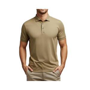 Polo Casual de Manga Corta para Hombre, Corte Regular, 95% Algodón, 5% Elastano, Transpirable, Ecológico, de Secado Rápido, Color Sólido, Tallas S-XL - Product Image 1