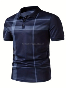 Nueva camiseta de verano a la moda para hombre, ropa deportiva informal de manga larga, Camiseta de algodón ajustada, polos transpirables, polos para hombre - Product Image 3