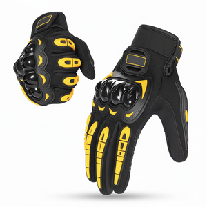 High Quality Motorcycle Riding Gloves Polyester & <b>Nylon</b> Non <b>Slip</b> Waterproof UV Protection Racing Track Scooter Sports Breathable - Product Image 4