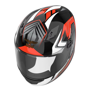 หมวกกันน็อคเต็มใบ ROYAL/ROC XH03 รุ่นขายดีใหม่ล่าสุด ได้รับมาตรฐาน DOT ผลิตจากวัสดุ ABS/EPS โฟม พร้อมระบบปิดแบบปลดเร็ว ดีไซน์ลายกราฟิก ถอดประกอบได้ทั้งหมด - Product Image 3