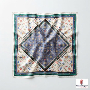 Wholesale Custom Printed Short <b>Scarf</b> Fabric High Quality OEM ODM White Label Textile Manufacturer Fashion Accessories Export - Product Image 6