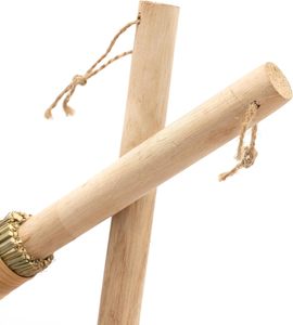 Escoba de mano mini vietnamita de cerdas suaves de hierba natural con mango de madera, estilo clásico para limpieza de mesas, cocinas y suelos exteriores. - Product Image 3