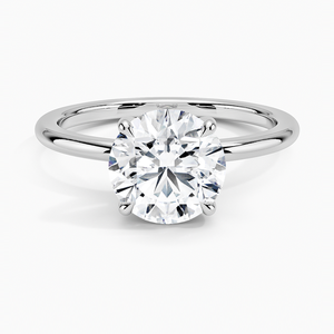 Bague BOJ 72 en argent 925 avec halo de pierres et solitaire en diamant, coupe ronde, 2 carats, couleur D, VVS1, moissanite certifiée GRA, prix bas - Product Image 1