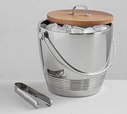 Seau à glace en métal de luxe pour champagne, vin, bière, boissons, réceptions de mariage, hôtels, restaurants, bars, divertissements à domicile - Product Image 1
