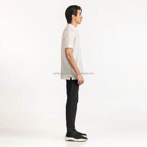 Nardon Apparel Golf Shirts para hombres-Humedad Wicking Manga corta Rendimiento Deporte Casual Rayas Collared Mens Polo Shirt - Product Image 3