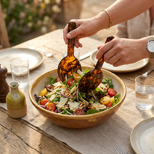 Ensemble de couverts en résine faits à la main, vente en gros, personnalisés OEM ODM, cuillère et fourchette écaille de tortue, ustensiles de cuisine et de salle à manger DECORYUG - Product Image 2