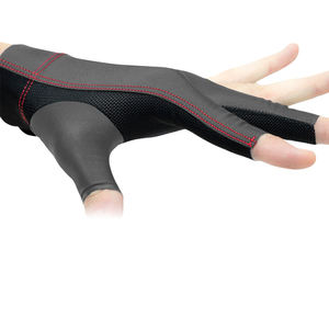 OEM High Quality Snooker Glove Custom Logo Manufacturer Nylon Spandex Lightweight Elastic Breathable Cue Control Pool - Product Image 1