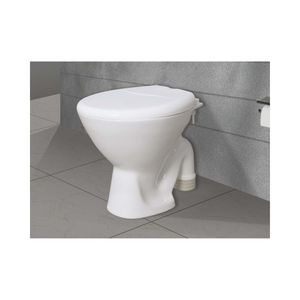 WC suspendu mural en céramique de luxe moderne en forme de S, 465x365x410mm, pour salle de bain commerciale - Product Image 3