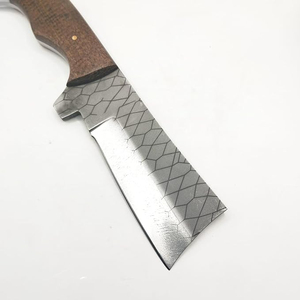 Blade Utility Knife Sharp Carbon Steel <b>Edge</b> Durable Handle Premium Outdoor Carbon Steel Bull <b>Cutter</b> Knife Handcrafted Fixed - Product Image 5